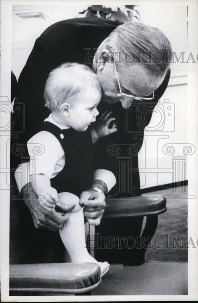 1968 Press Photo Pat Lyn Nugent, Grandson of President Lyndon Johnson - Historic Images