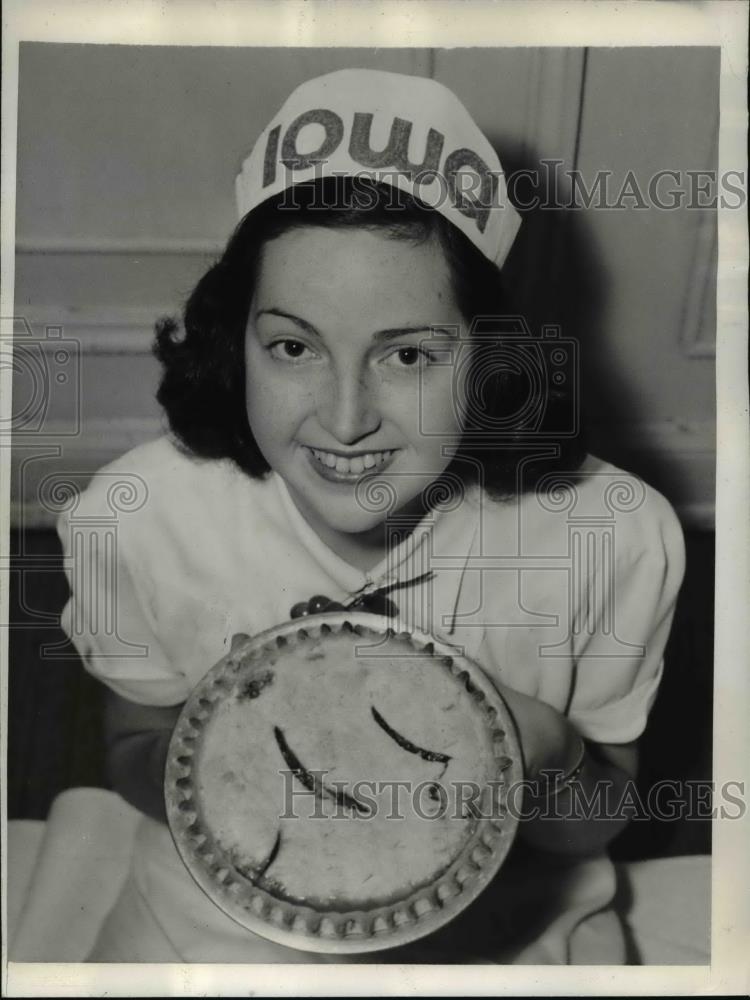 1942 Press Photo Chicago-Mary Elizabeth Lush defeated finalists from nine states - Historic Images