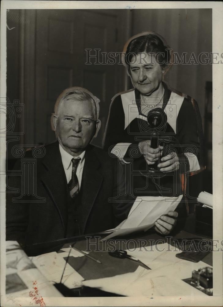 1930 Press Photo Congressman John Garner Minority Leader of the House & Secretar - Historic Images