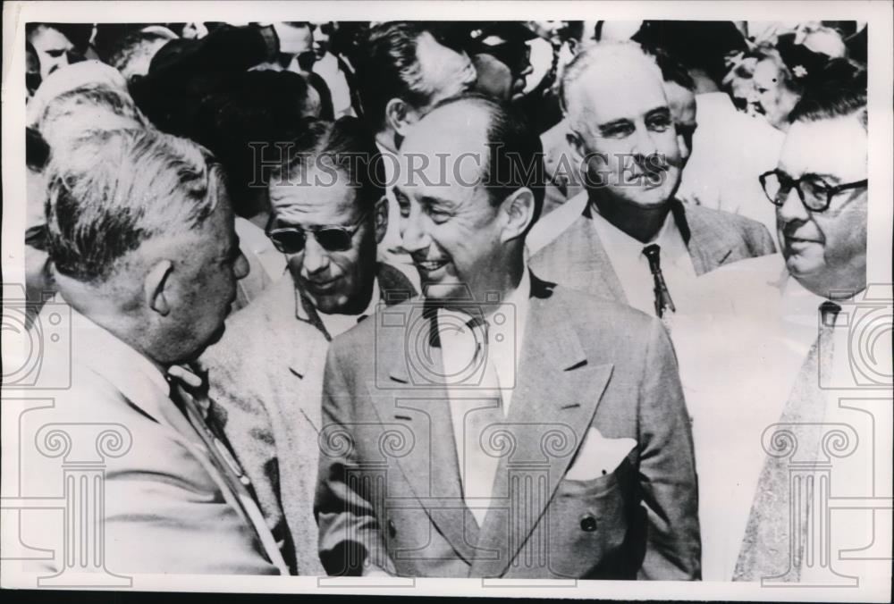 1952 Press Photo Democratic Presidential Candidate Adlai Stevenson in Phoenix - Historic Images