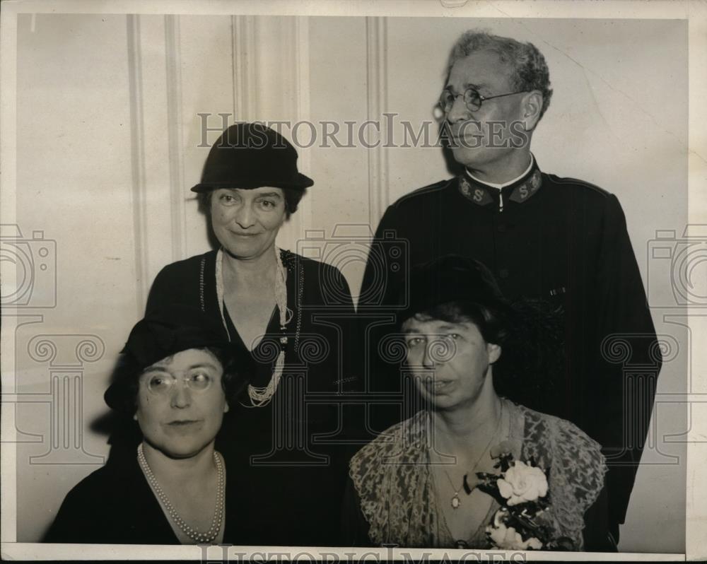 1933 Press Photo Mrs Franklin D Roosevelt Spoke at Salvation Army Luncheon - Historic Images