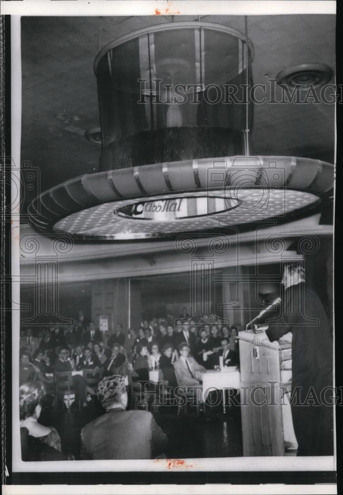 1959 Press Photo New York Governor Nelson Rockefeller in Chicago - Historic Images