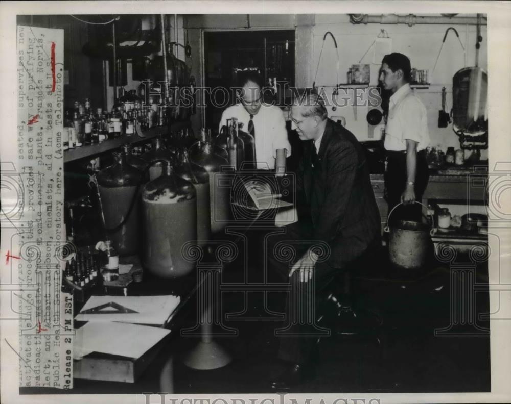 1949 Press Photo US Public Health Service Laboratory - Historic Images