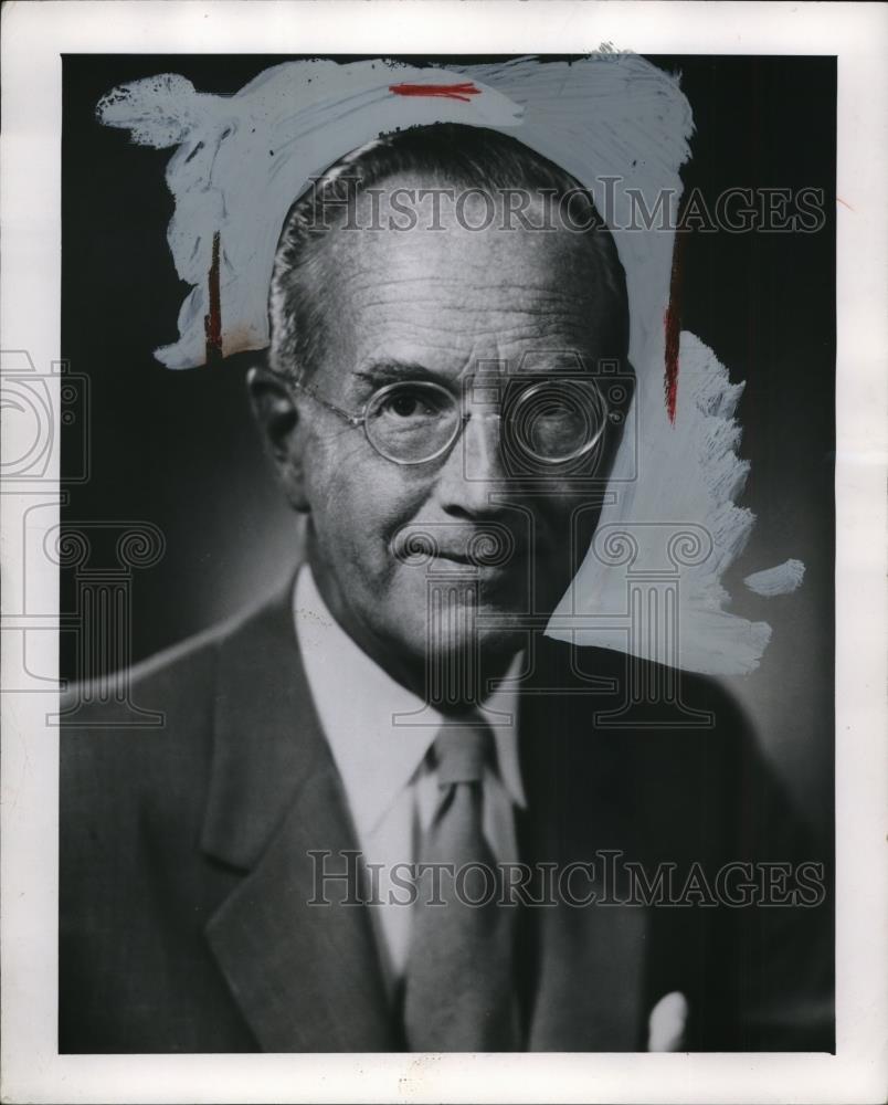 1960 Press Photo Doctor Irvine H Page, Cleveland Clinic - Historic Images