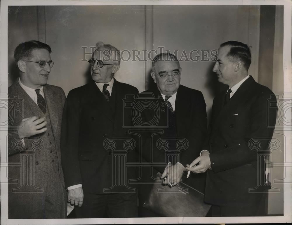 1936 Press Photo Pres. committee farm tenancy, WW Waymack, LC Gray - Historic Images
