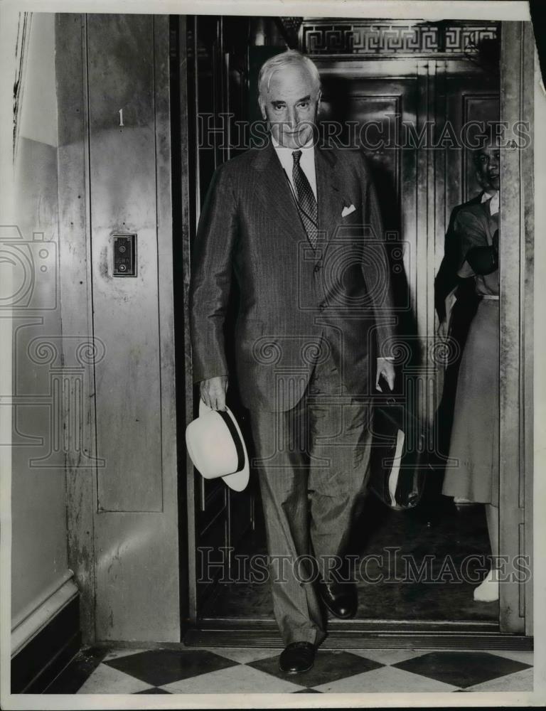 1939 Press Photo Secy of State Cordell Hull at State Dept in Washington DC - Historic Images