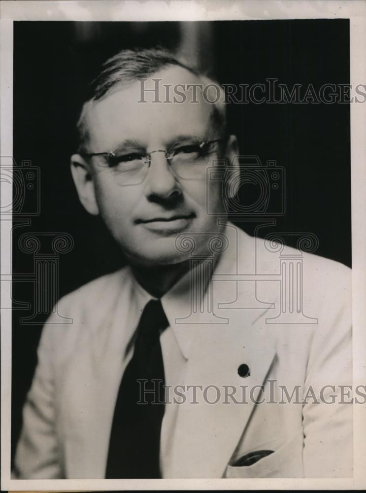 1936 Press Photo Governor Alf M Landon of Kansas will run for President - Historic Images
