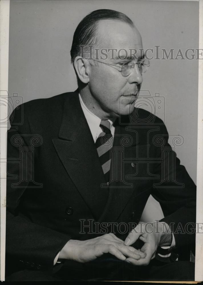 1938 Press Photo Judge James M Douglas of Missouri Supreme Court - Historic Images