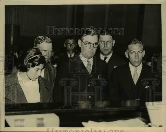 1935 Press Photo Eleanor Schmaus Abducted by Henry W Simpson in New York - Historic Images