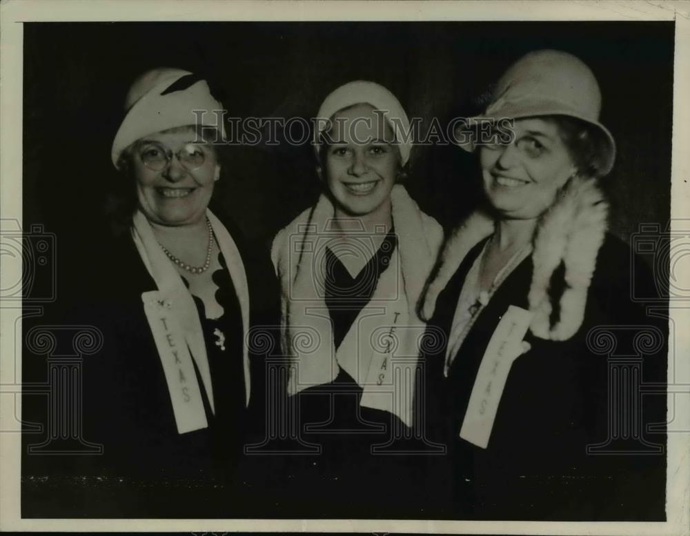 1932 Press Photo Dlegates to Women&#39;s Christian Temperance Union in Plymouth. - Historic Images