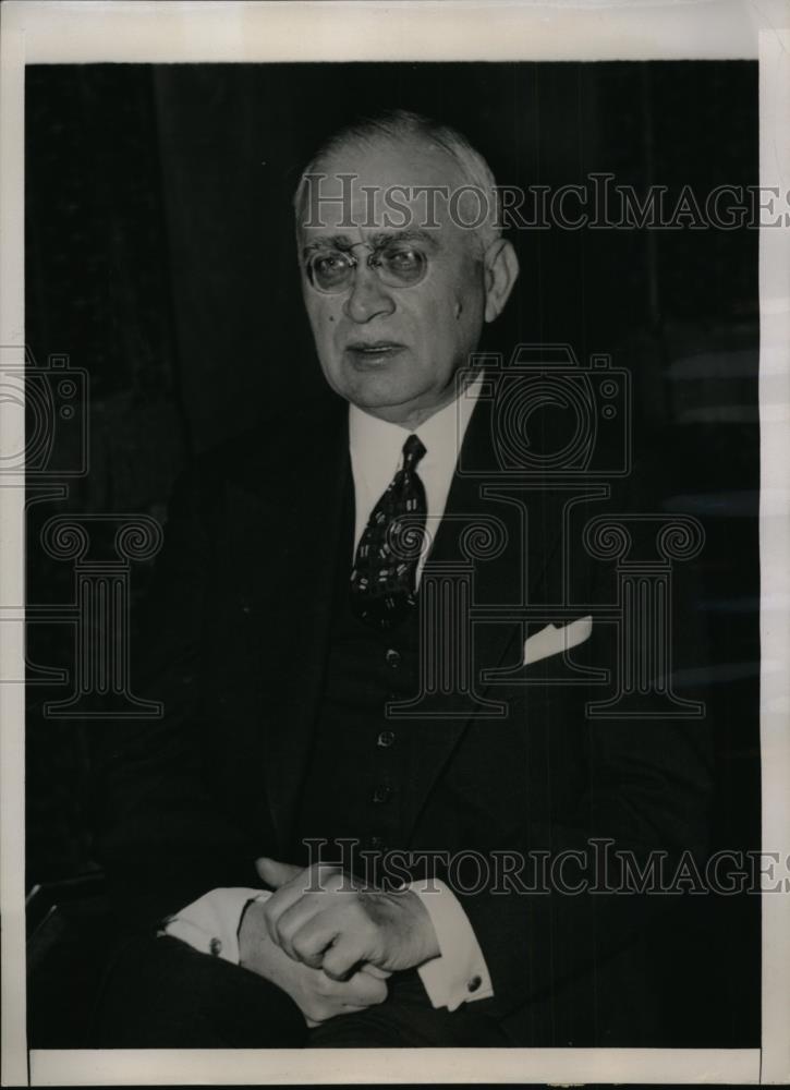 1939 Press Photo Joseph A. Corio Former Common Pleas Judge - Historic Images