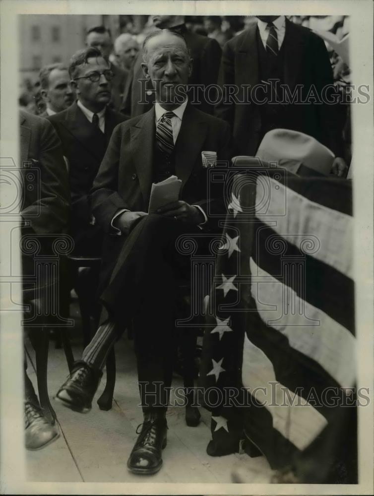 1927 Press Photo NY Governor Alfred Smith at Psychiatrics Institute speech in NY - Historic Images