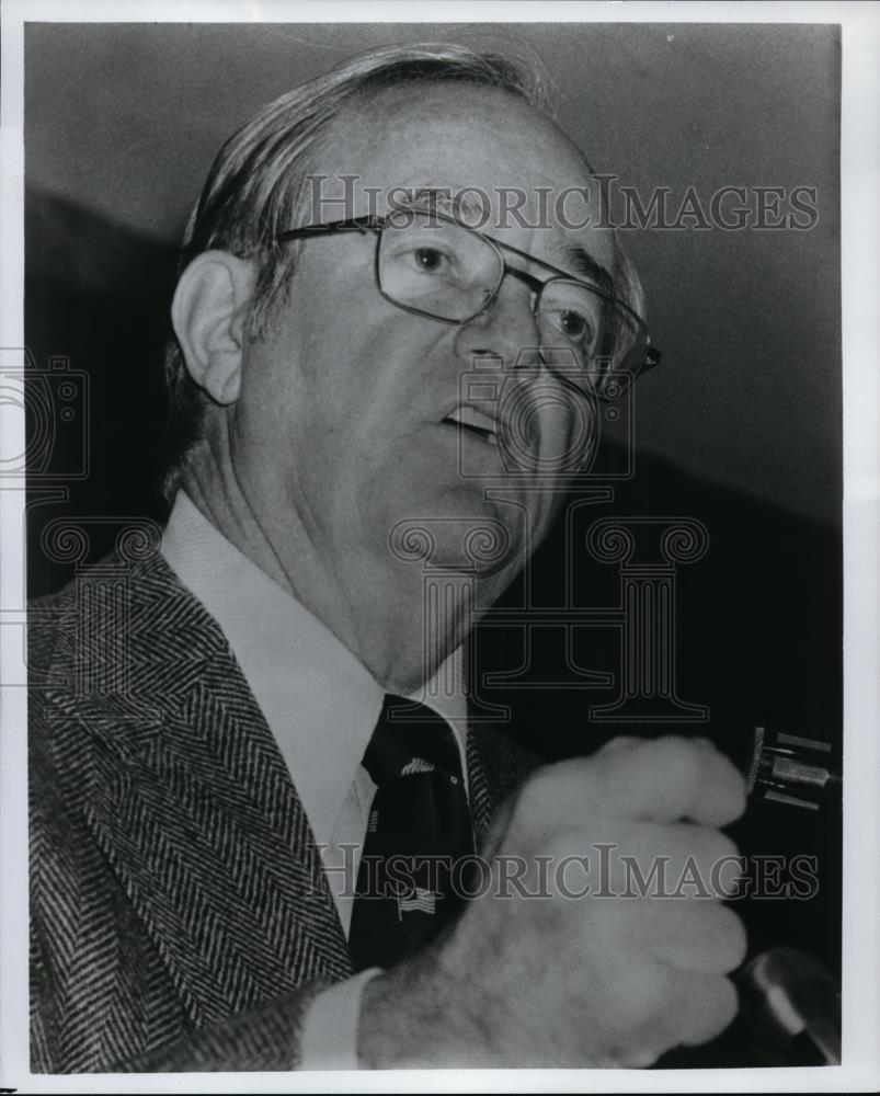 Press Photo Democratic Nominee Hubert Humphrey - Historic Images