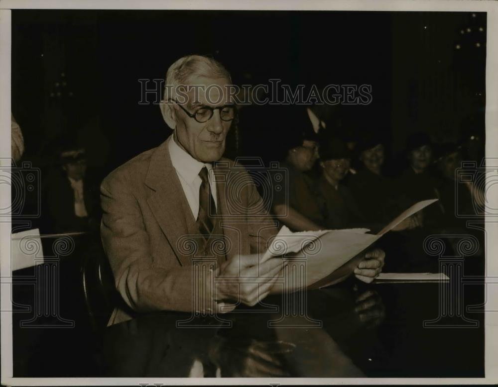 1936 Press Photo Dr Francis E Townsend - Historic Images