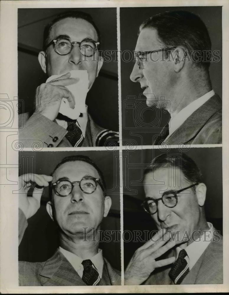 1952 Press Photo Washington DC Four studies of Sen Estes Kefauver - nee69858 - Historic Images