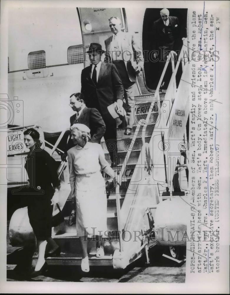 1958 Press Photo Mrs. Robert Taft Jr. Mrs. Charles Taft, Robert Taft Jr. Charles - Historic Images