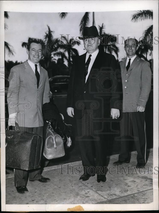 1946 Press Photo John L Lewis United Mine Workers American Federation of Labor - Historic Images