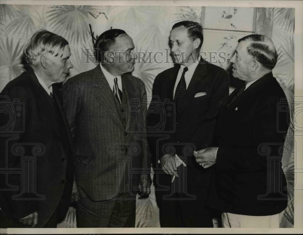 1936 Press Photo Confernce to aid the relief of drought in Middle Western States - Historic Images