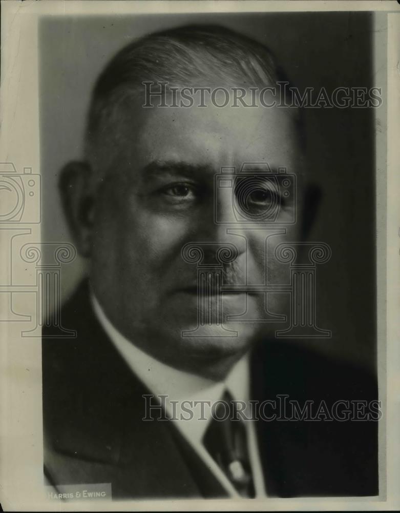 1931 Press Photo Commissioner SS Sandberg - Historic Images