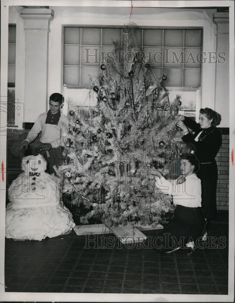 1954 Press Photo 25 year tradition at Independence High School - Historic Images