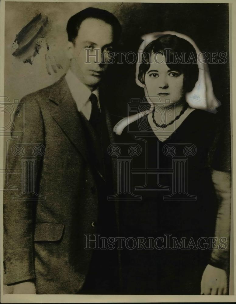 1932 Press Photo Mathilda Munoz &amp; Husband - Historic Images