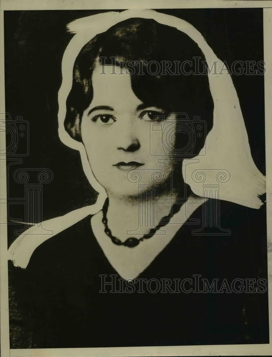 1932 Press Photo Mathilde Minoz - Historic Images