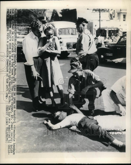 1948 Press Photo Mrs. James Oakley Washington, D.C. - Historic Images