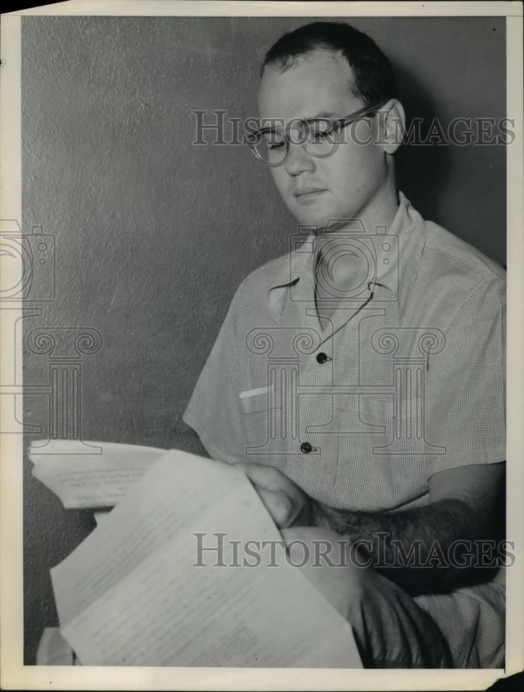 1954 Press Photo Dr Sam Sheppard Convicted Killing Wife - Historic Images