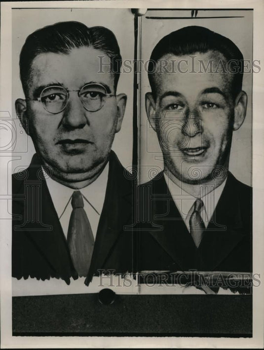 1946 Press Photo Neil Murray, Chester Jiles indicted for sugar black market Penn - Historic Images