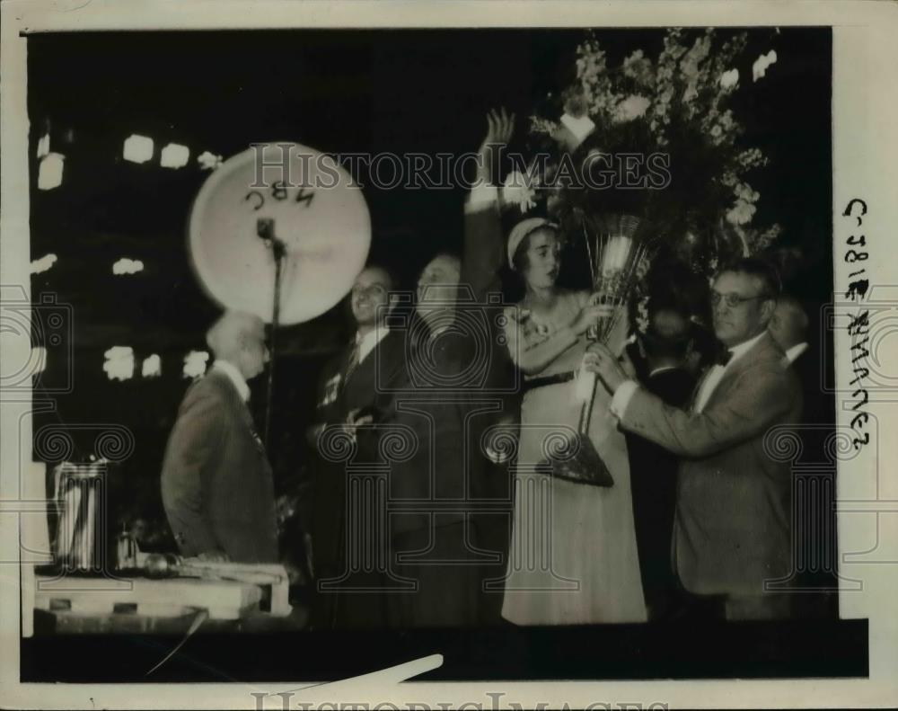 1932 Press Photo FD Roosevelt at Democatic Natl Convention - Historic Images