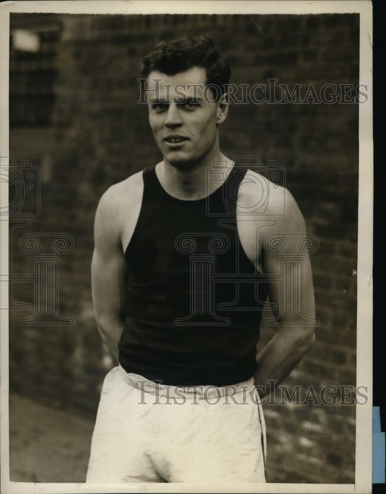 1930 Press Photo Falwell Scull Captain of University of Pennsylvania track - Historic Images