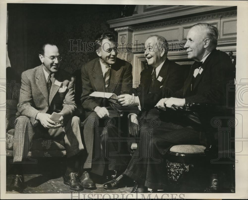 1945 Press Photo UN FAO meet in Canada, Albert Goss, James Patton,Ed O&#39;Neill - Historic Images