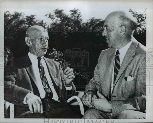 1960 Press Photo Dr Harry Einhern and father Max Einhern - nee84187 - Historic Images