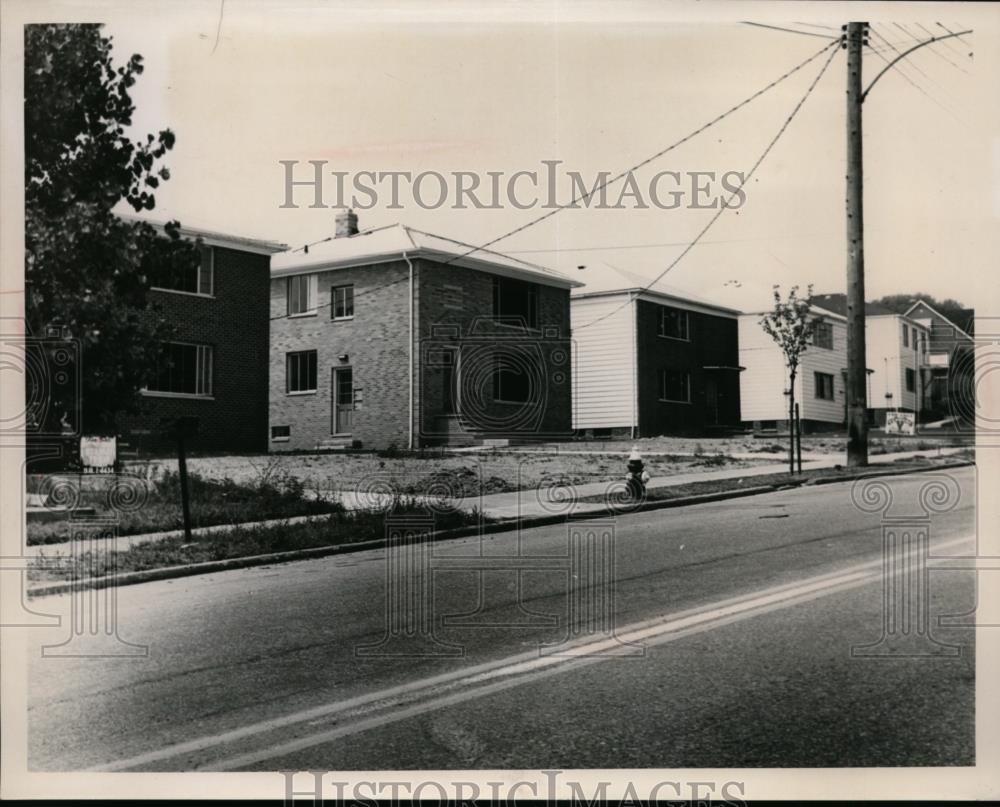 1961 Press Photo Cuyahoga Heights, Ohio Housing - nee86845 - Historic Images