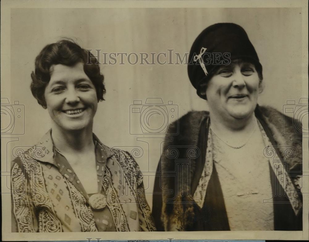 1926 Press Photo Mrs Jean Springstead, Mrs Frank Mann Democratic National Comm. - Historic Images