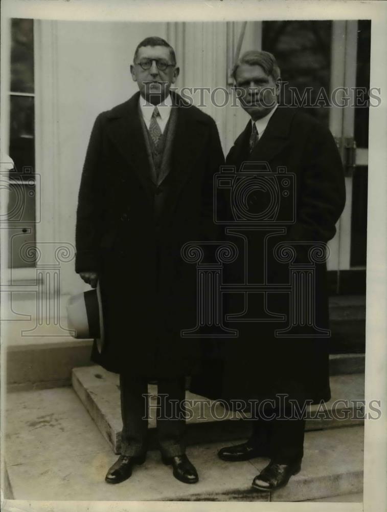 1927 Press Photo Louis Honig and James O'Shaughnessy of American Advertising - Historic Images