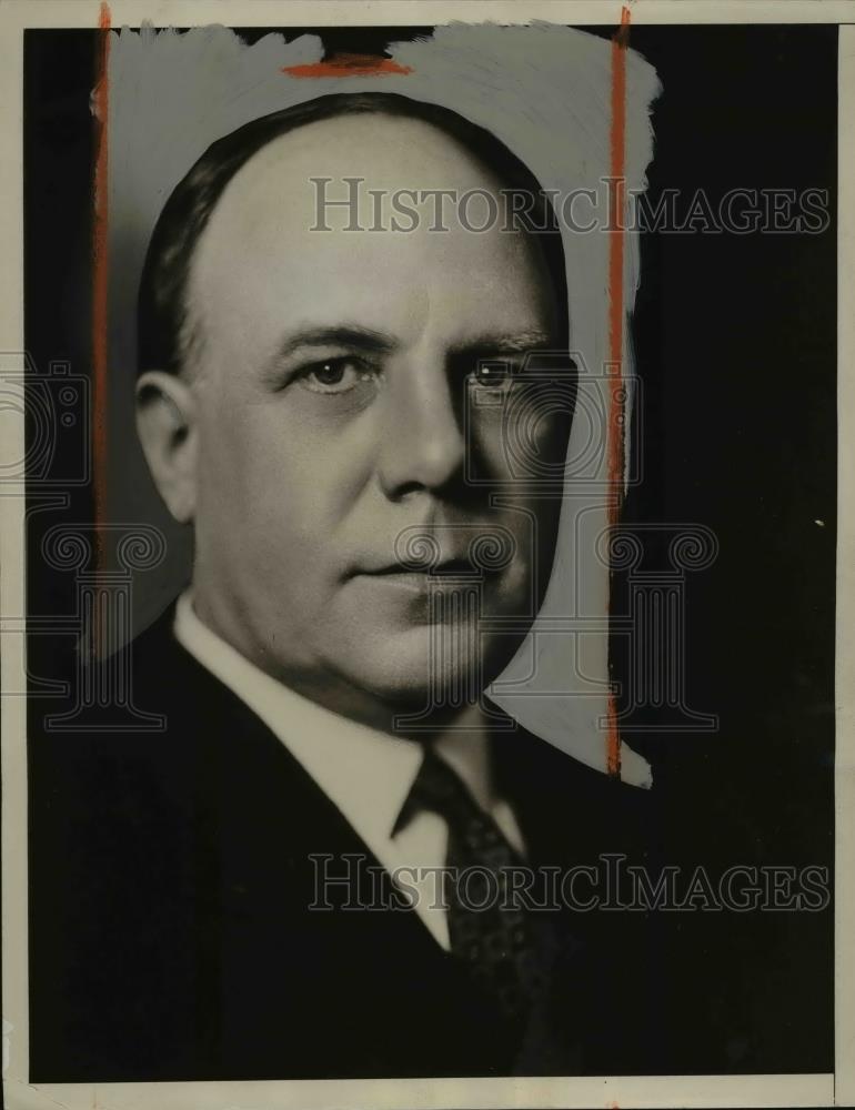 1933 Press Photo Walter W Stewart chairman Case, Pomeroy &amp; Co of NY - nee86178 - Historic Images