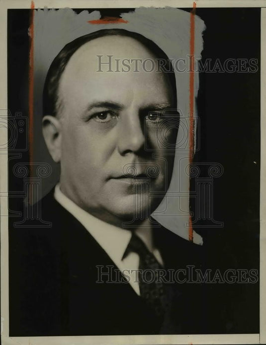 1933 Press Photo Walter W Stewart chairman Case, Pomeroy & Co of NY - nee86178 - Historic Images