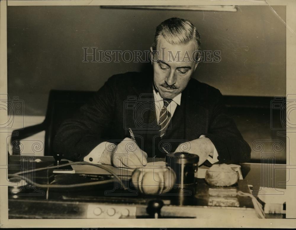 1936 Press Photo Dr.Thomas Paran Jr. Surgeon Genral of U.S Public Health Service - Historic Images