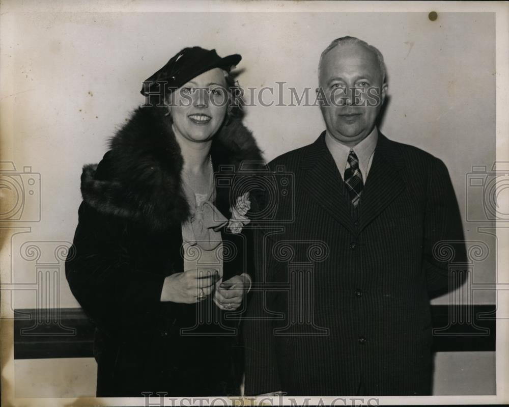 1934 Press Photo Countess Eugenia Zicha of Prague to wed Theodore Kabelac - Historic Images