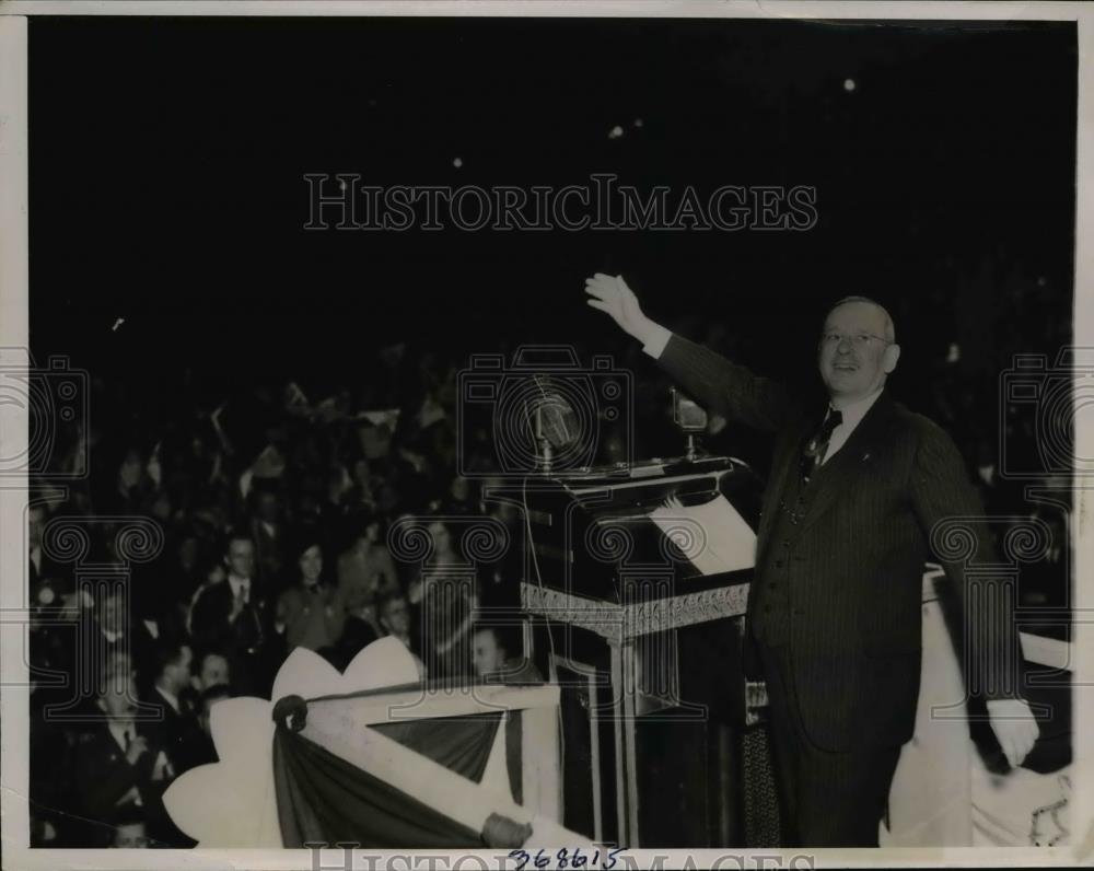 1936 Press Photo Gov.Alfred M.Landon of Kan. at Republican Rally. - nee85063 - Historic Images