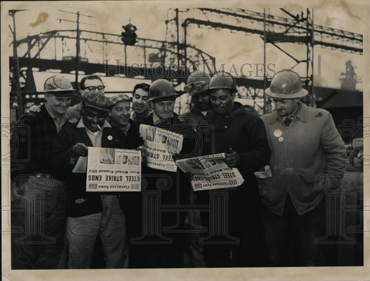 1961 Press Photo Steel Strike  - cva99932 - Historic Images