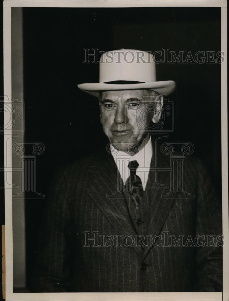 1937 Press Photo Eugene Grace President of Bethlehem Steel Company - nee87272 - Historic Images