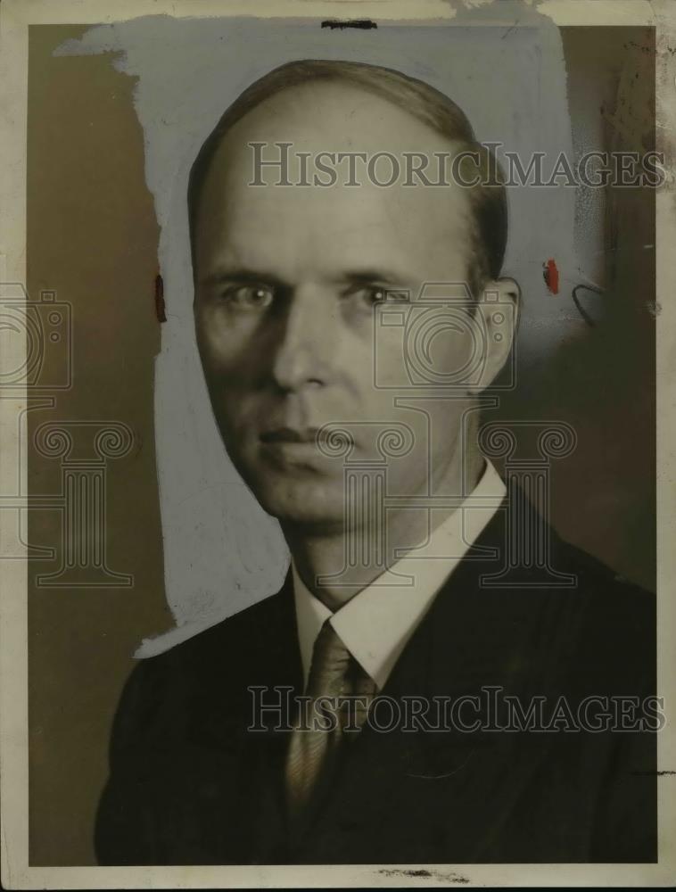 1934 Press Photo Reverend John Foisel of Cleveland Ohio - nee86143 - Historic Images