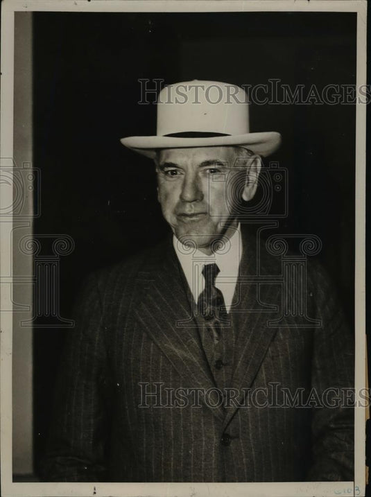 1937 Press Photo Eugene Grace, President of Bethlehem Steel Company, - nee83595 - Historic Images