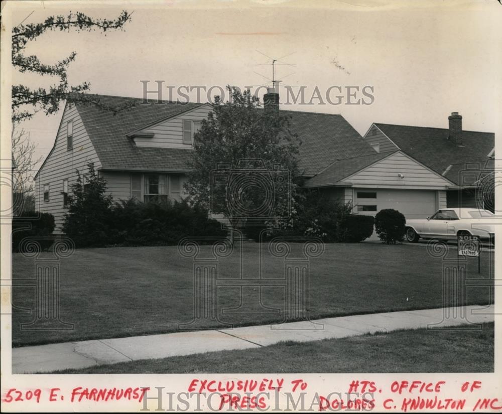 1966 Press Photo House at 5209 E. Farnhurst - nee86452 - Historic Images