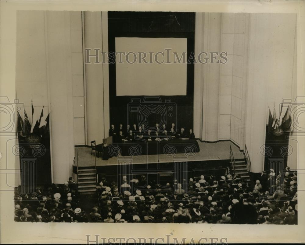 1935 Press Photo General View of International Astronomical Union Meeting - Historic Images