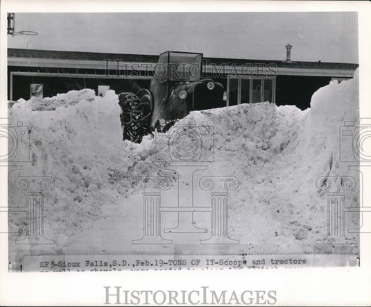 1962 Wire Photo Tons of Snow  - cvw09449 - Historic Images