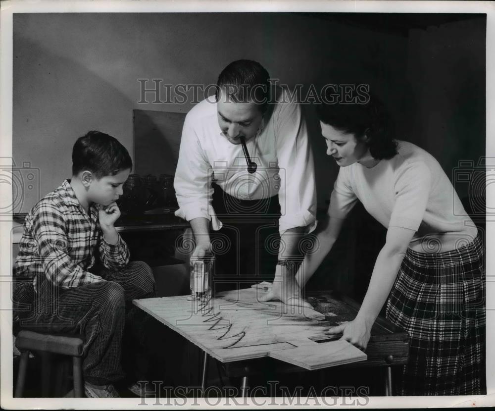 1958 Press Photo Sabre Saw - nee85426 - Historic Images