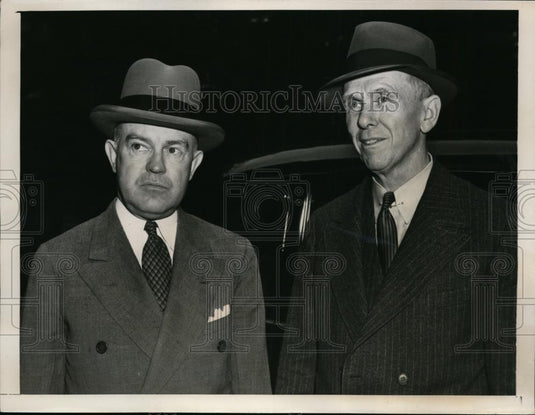 1940 Press Photo Secretary of War Harry Woodring & General George C Marshall - Historic Images